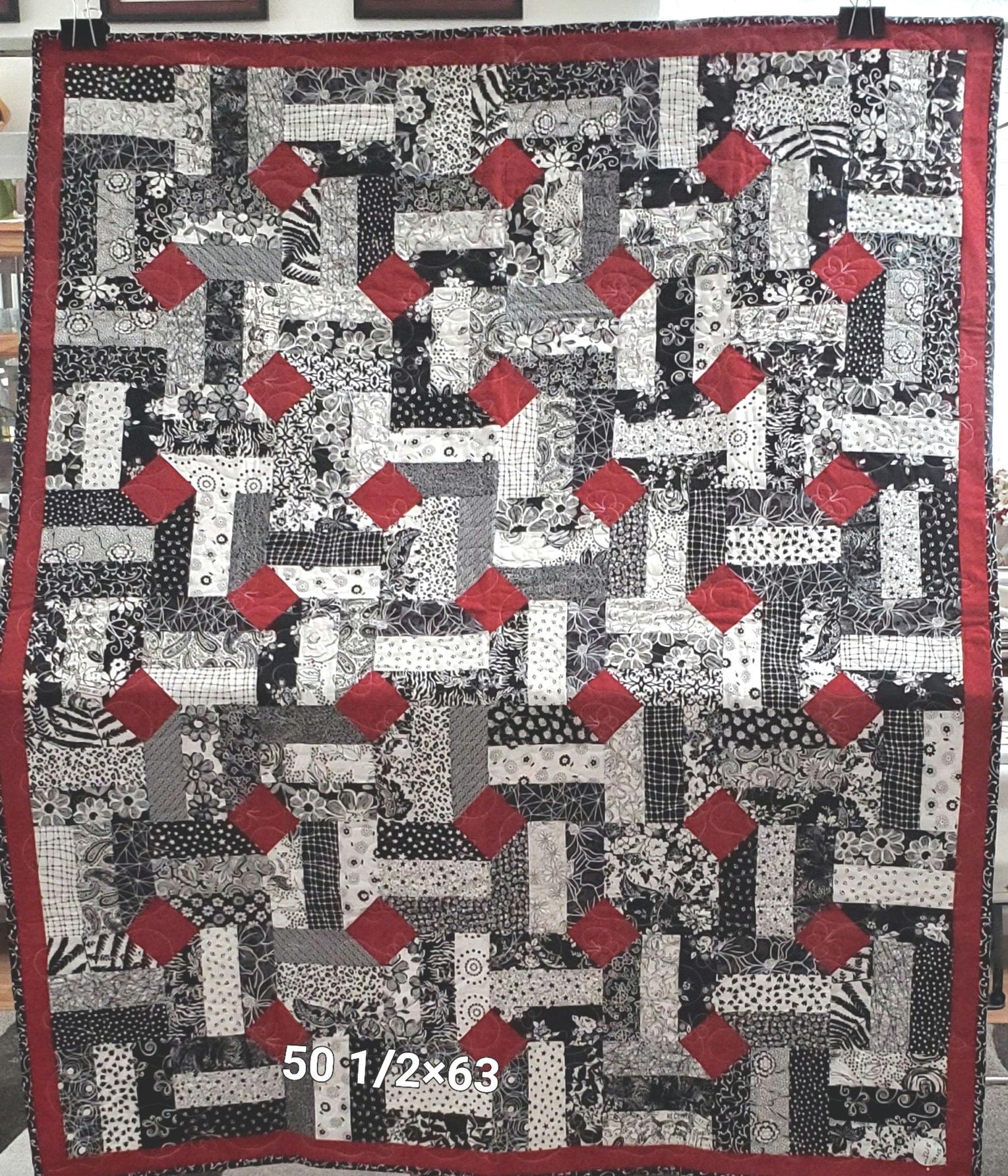 Rail Fence With a Twist Quilt - Etsy