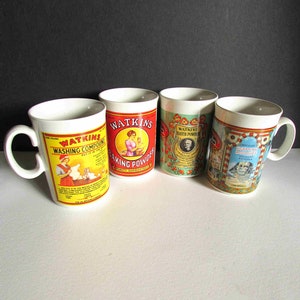 Choice: Watkins Heritage Collection Advertising Coffee Mugs, New in Box, 3 x 4.75 inches tall FREE SH