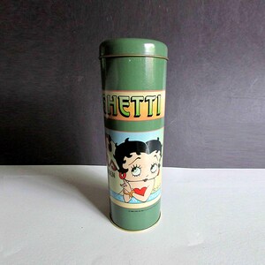 Betty Boop Famous DELICATESSEN Since 1932 New York Metal Tin 3.5 x 10.5 inches tall FREE SH