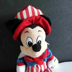 Walt Disney World, Mickey Mouse Uncle Sam Bean Bag Plush Toy (10") FREE SH image 2