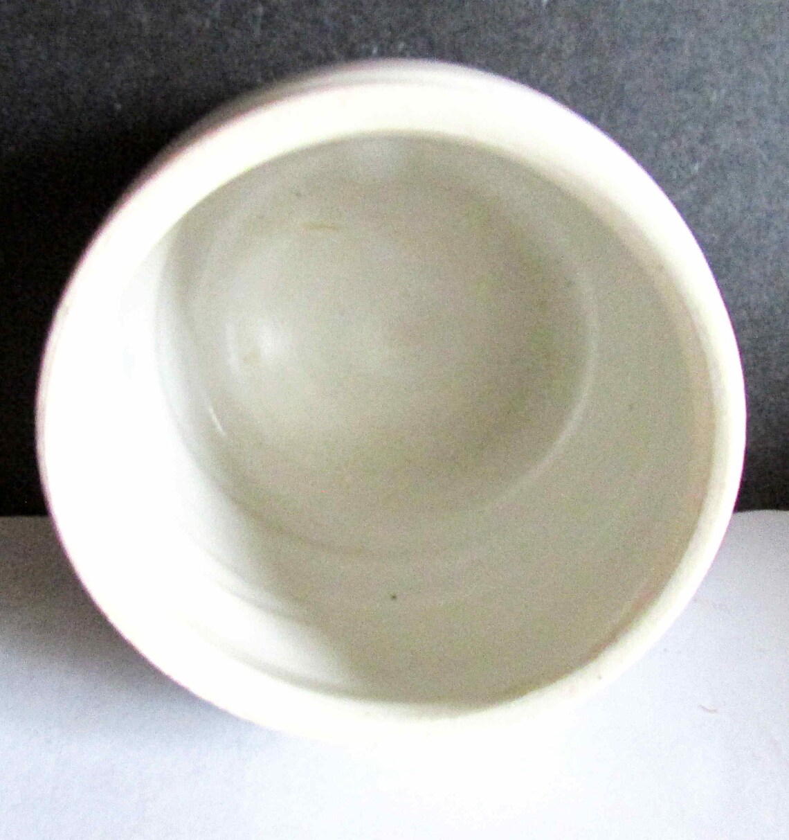 Handcrafted Embossed Pottery Butter Bowl Crock With Purple Etsy