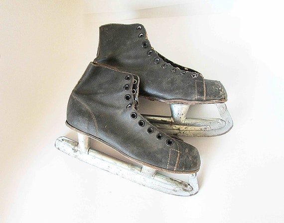 Pair Of Black Ice Skates