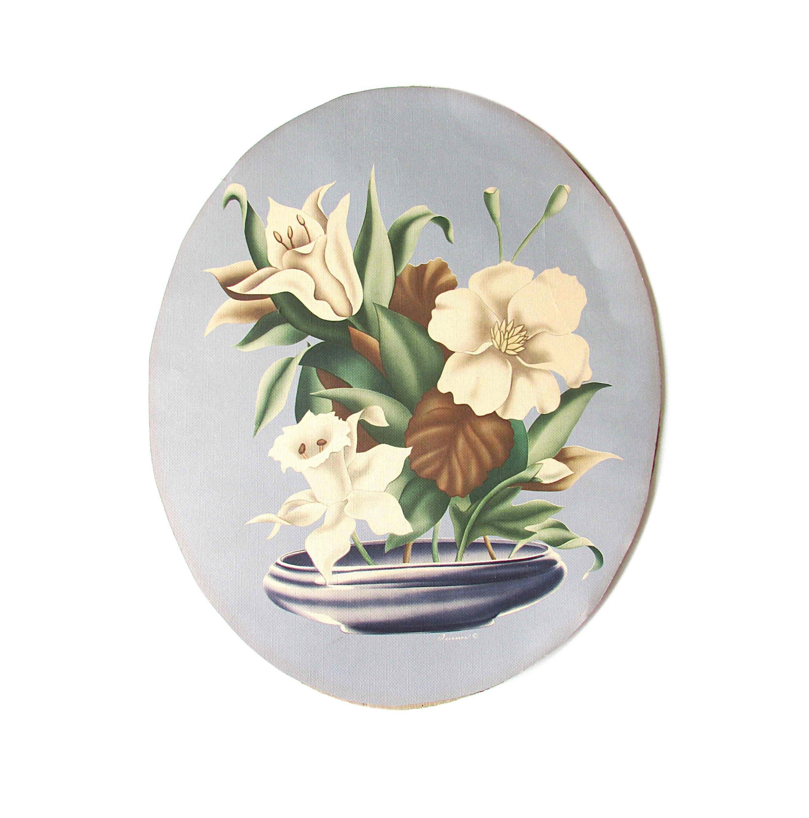 1950年代Turnerミッドセンチュリー リトグラフ プリント フラワー Vintage Mid Century Turner Style Floral Flower Prints Framed