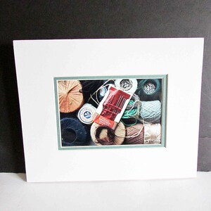 1991 Photo Print, Grandma&#39;s Busy Box, Sewing Notions 10x8&quot;   FREE SH