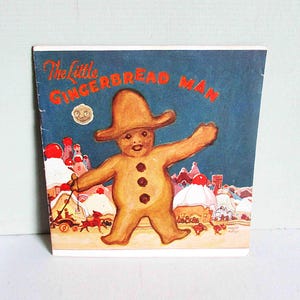 Little Gingerbread Man Royal Baking Powder Story in Rhyme, with Recipes 1923 cookbook booklet 7 inches