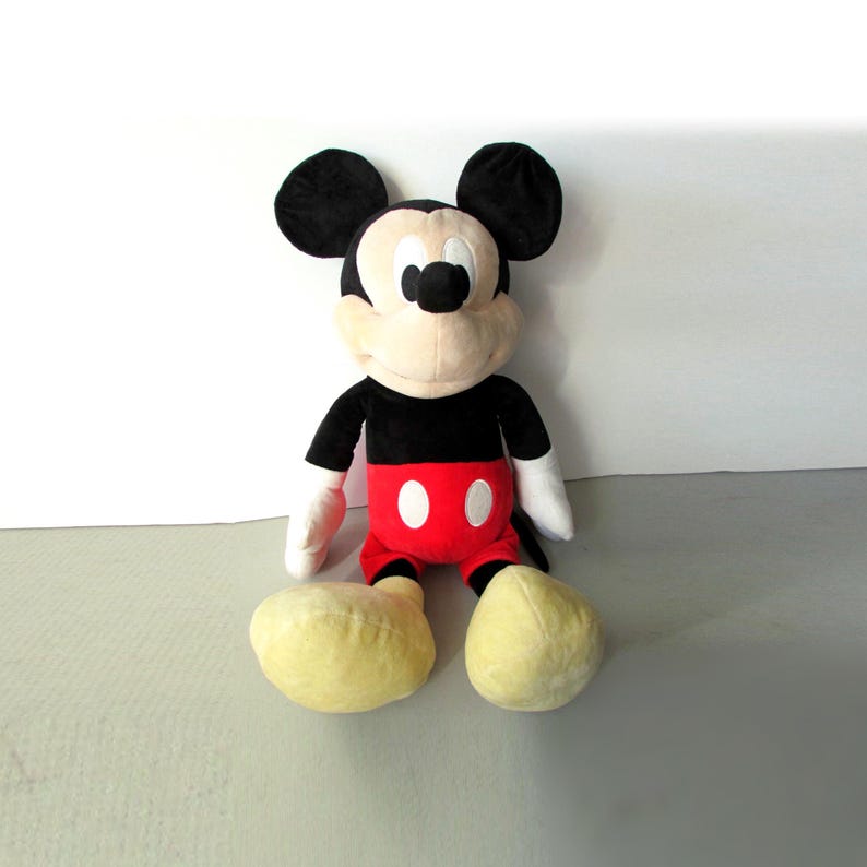 Disney Baby Mickey Mouse Plush Stuffed Toy Doll 24 inch Crinkly Ears FREE SH image 1