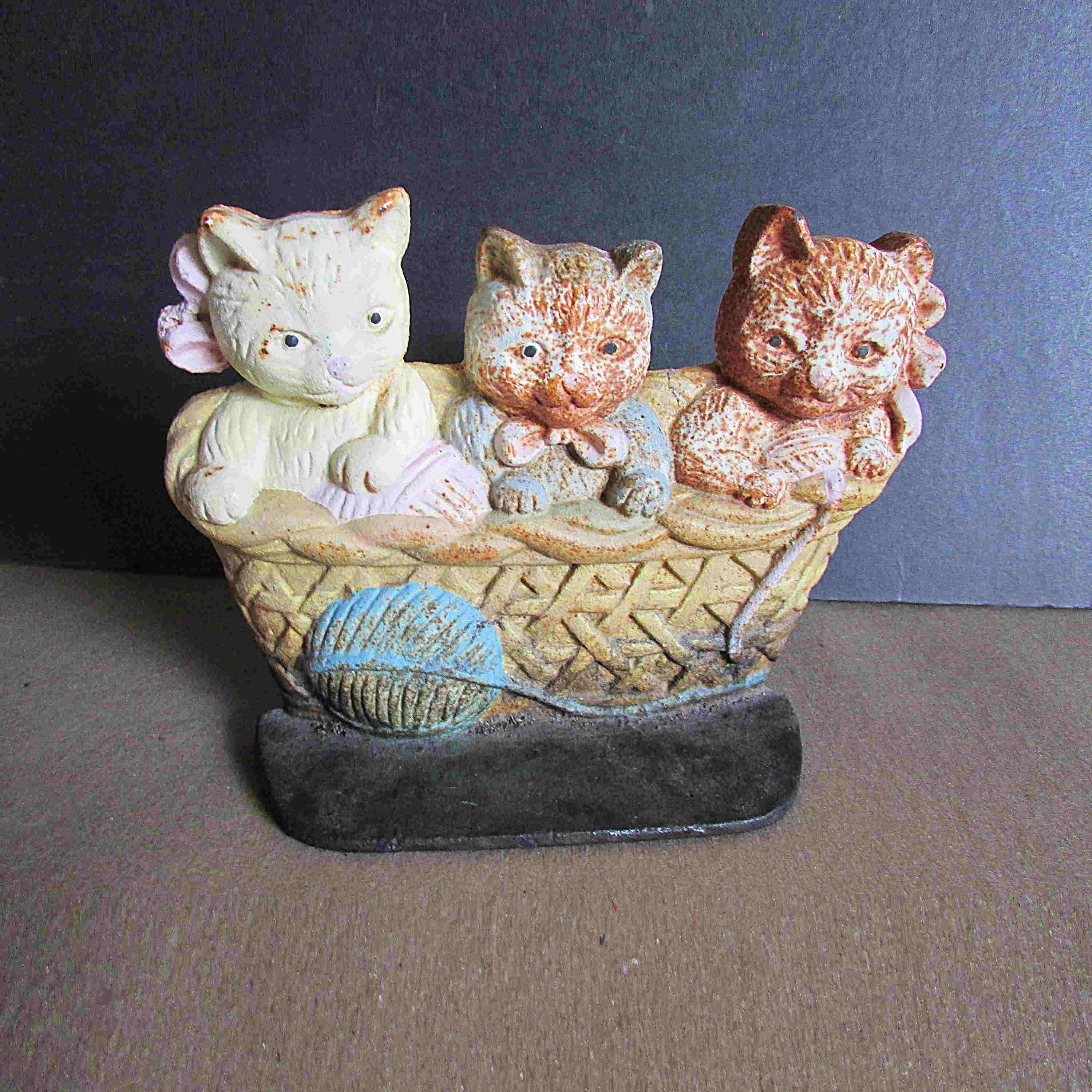 Three Kittens Basket - Etsy