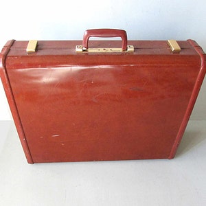 MCM Samsonite Ultralite Traveler Suitcase Vintage Luggage 7935 Brown 24x19x7 FREE SH