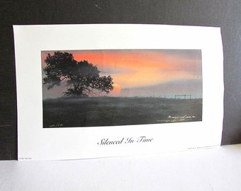 Silenced In Time by Tim Liess Landscape Paper Print 10.5x17" signed and numbered 1992 FREE SH