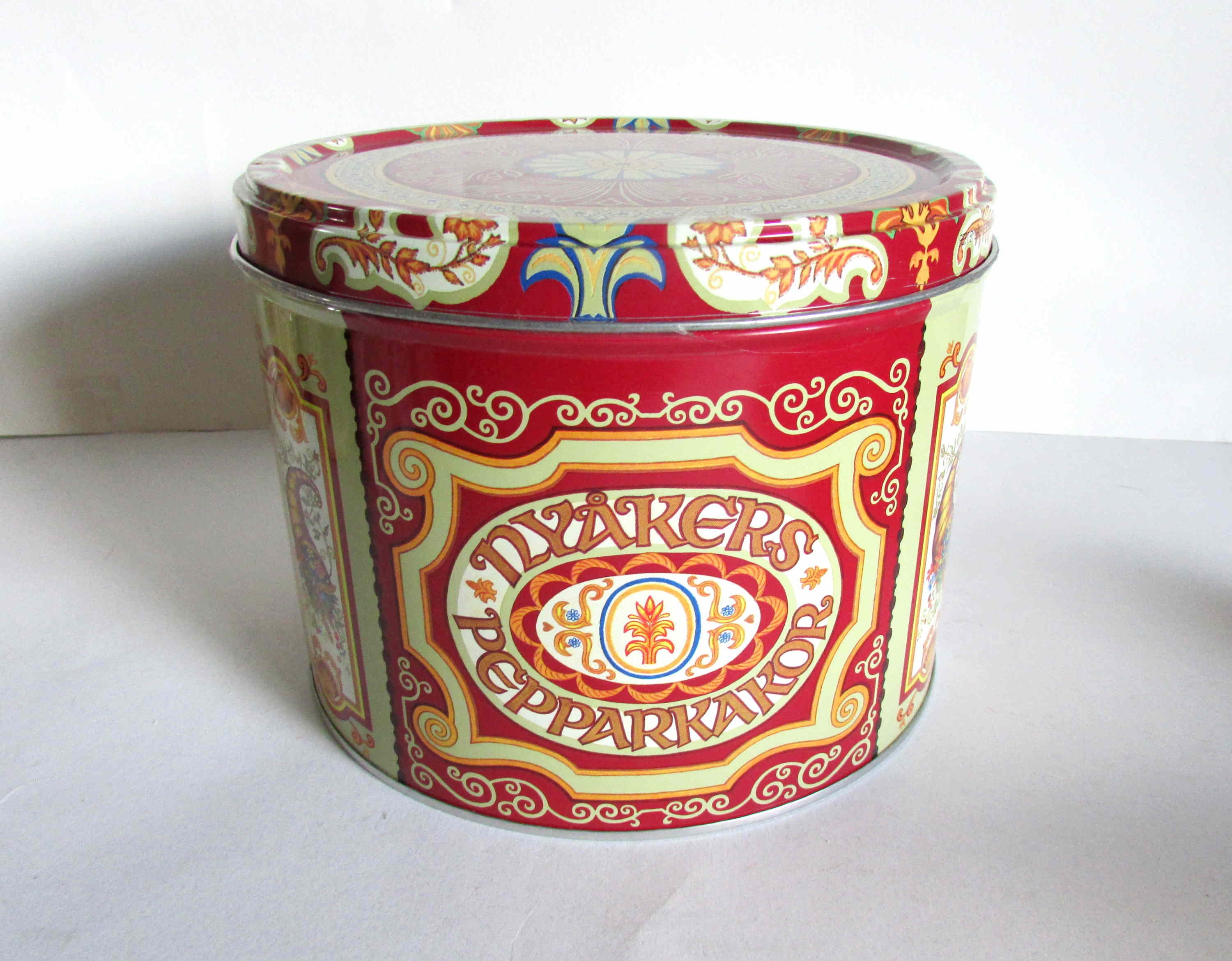 Nyakers Pepparkakor Swedish Gingerbread Snaps EMPTY Metal Cookie