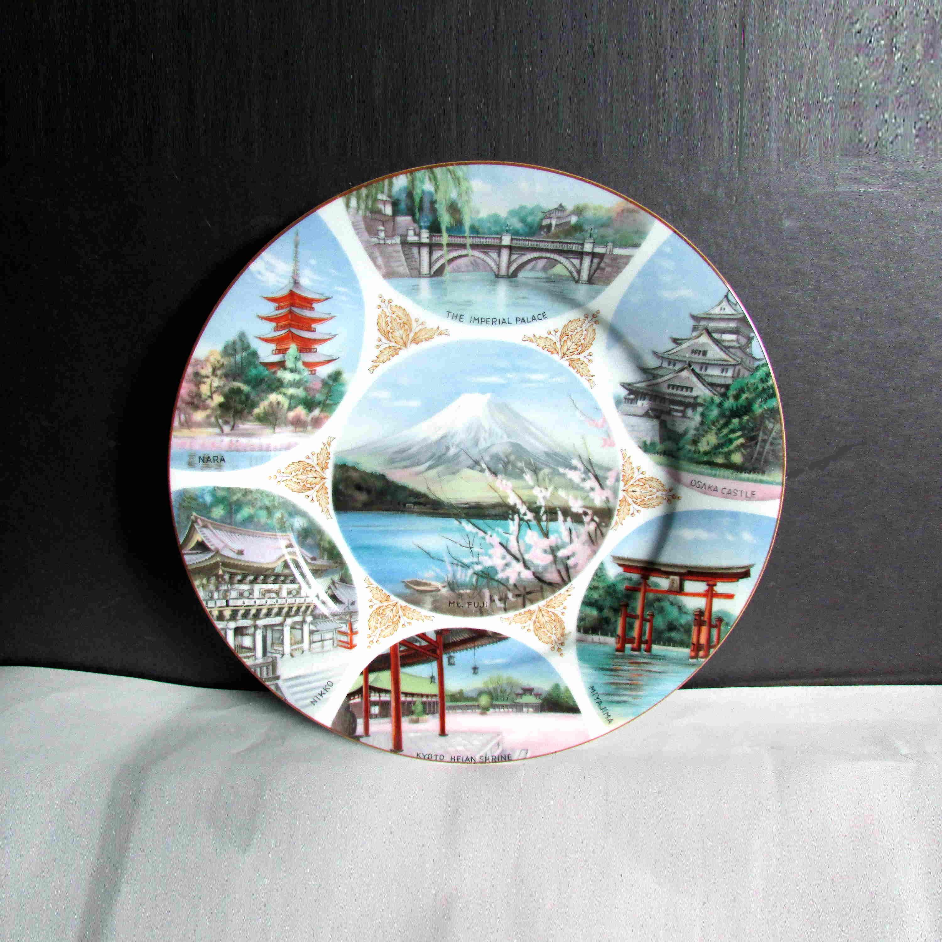 Noritake 紫の縁取り 平皿　1950−1960年代 il_fullxfull.1635063193_id8q.jpg