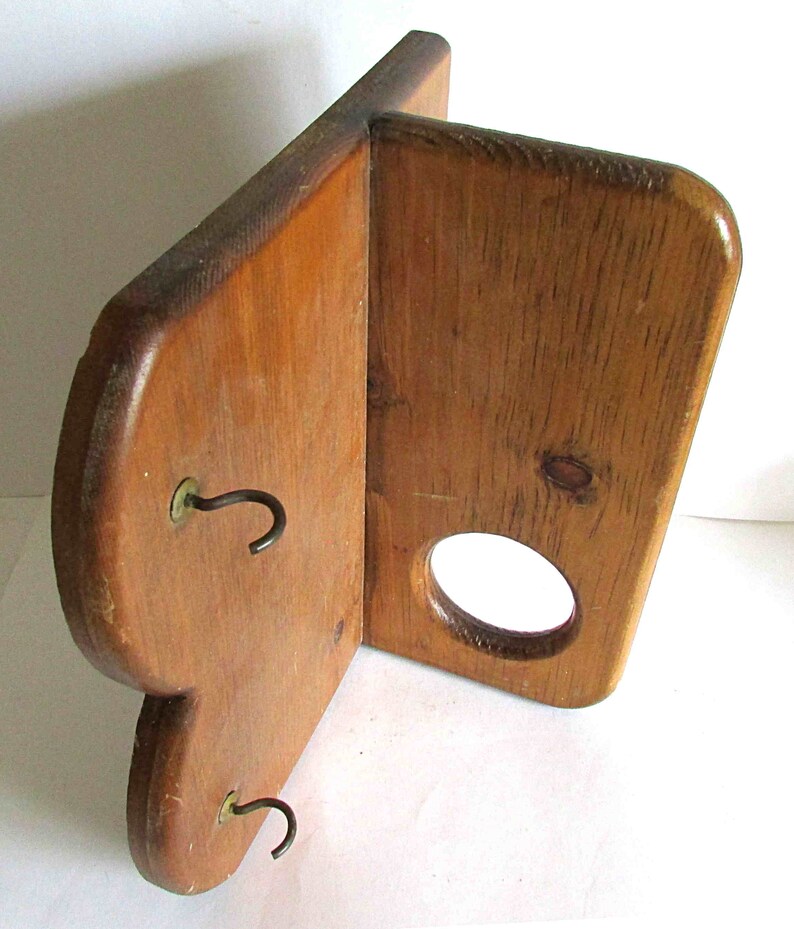 Vintage Solid Wood Baseball Glove Wall Mount Hanging Display Etsy