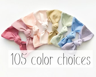 Baby Knot Headband, Nylon Bow, Toddler Hair Accessory
