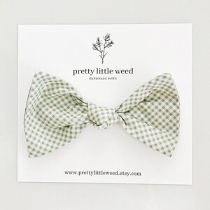 fall sage plaid bow, fall toddler bow, plaid bow, plaid bow headband, plaid hair clip, plaid bows, plaid baby bow headband, plaid baby bow