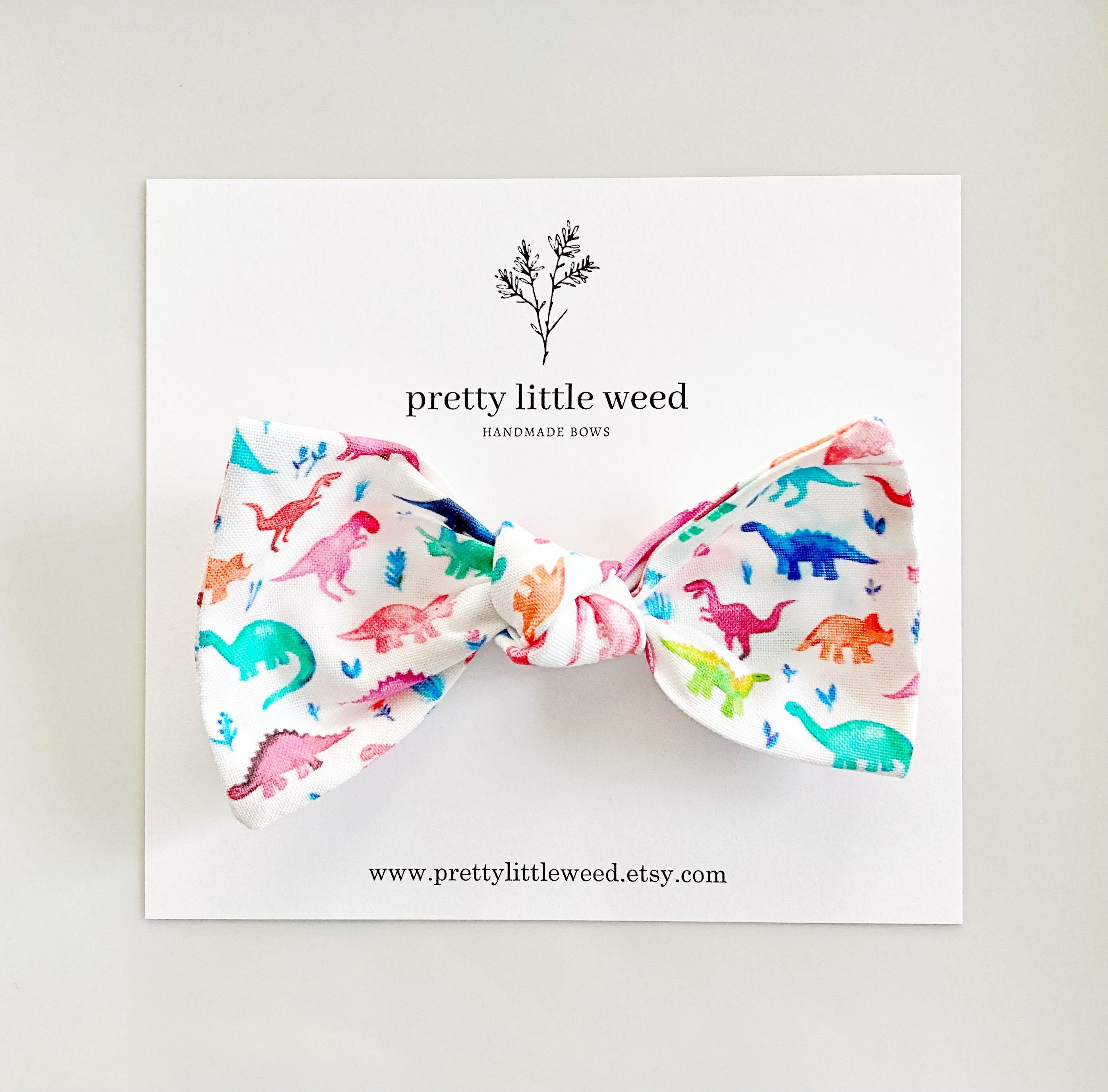 Dinosaur Hair Bow - Etsy