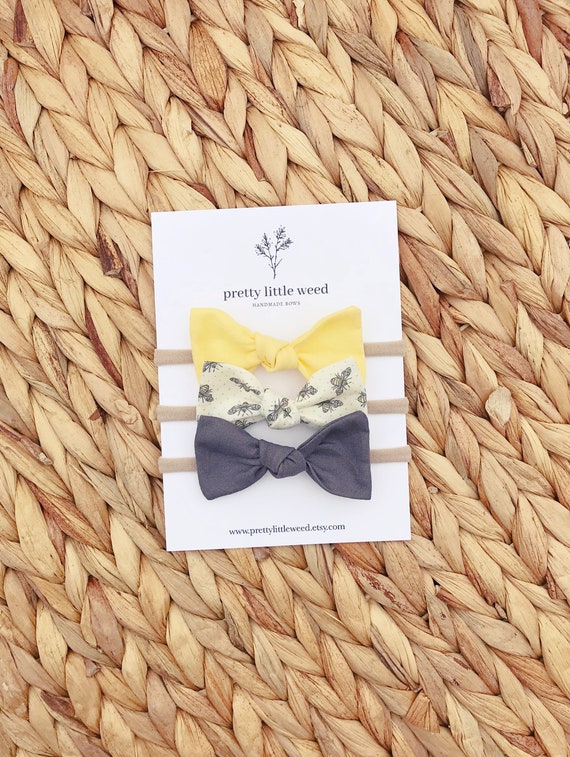 bows honey bee headband honey bee bows baby shower gift baby bee bows toddler headband bee hair bows baby headband bee headband