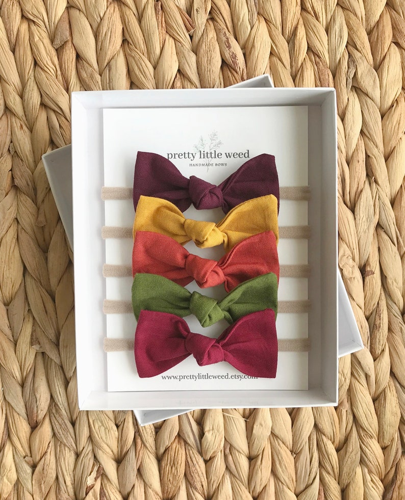 etsy baby bows