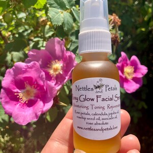 Rosy glow facial serum