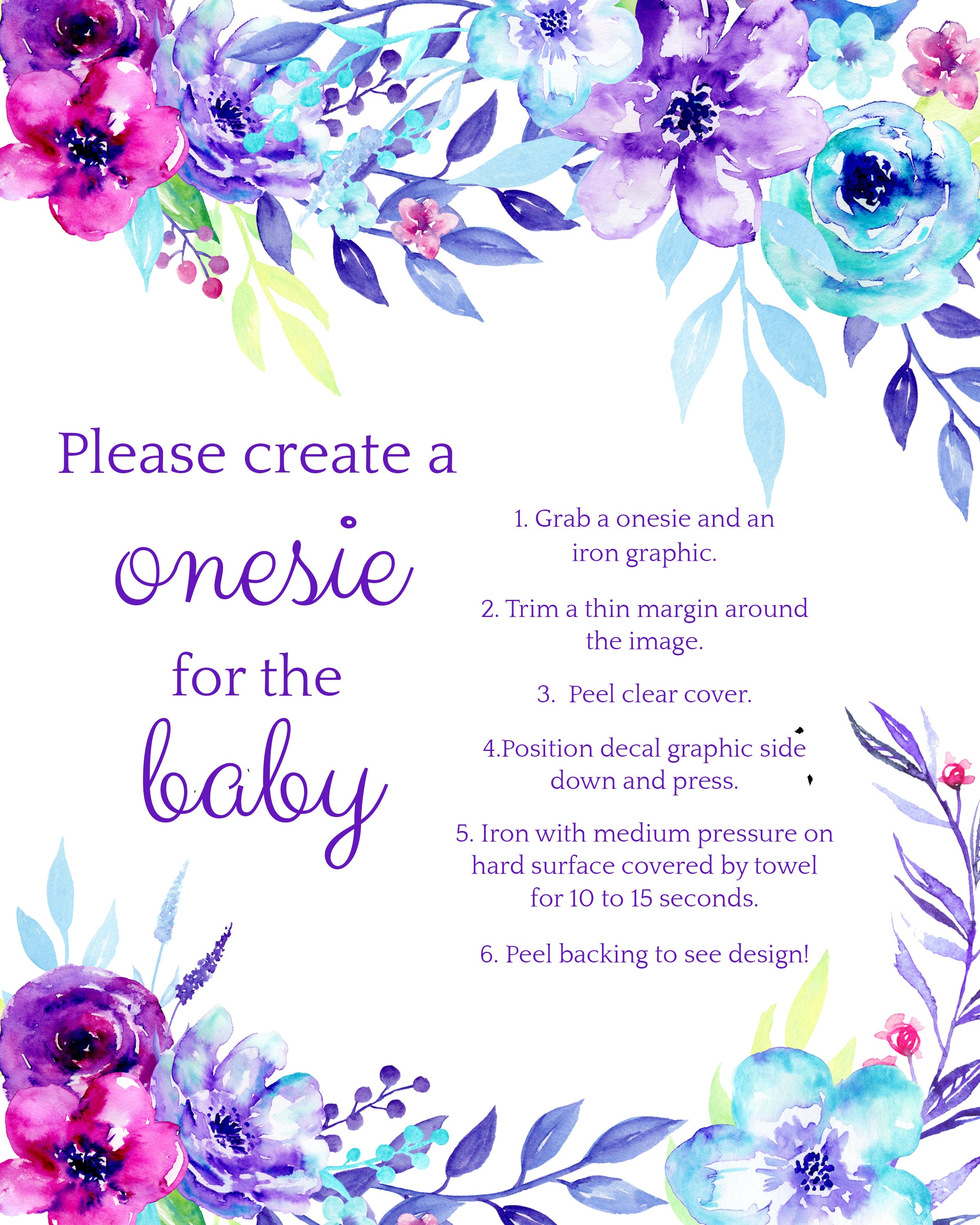 Please Create Onesie Sign Onesie Making Party Printable Baby | Etsy