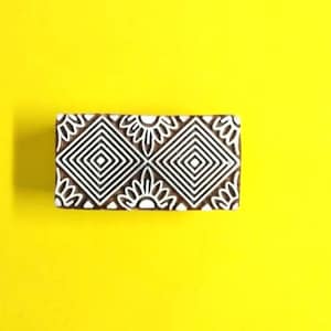 Muster-Design hand Block Stempel Textilgewebe Dekor stilvolle neue Design Kunst Werkzeuge für Handwerk machen.