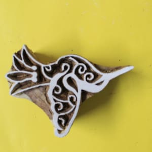 Houten blok Hand Carving Block Stamp Textiel Hand Made Fabric Printing
