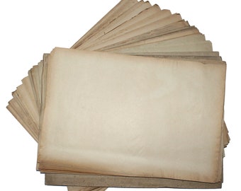 aged paper etsy