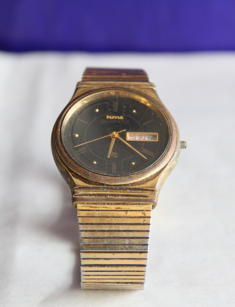 Vintage Hmt Quartz Rare Collectible Mens Watch Vintage Hmt Etsy