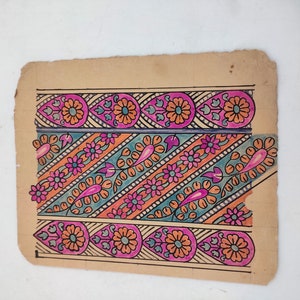 Antieke vintage handgemaakte ontwerpen collectible bloemenkunstwerk