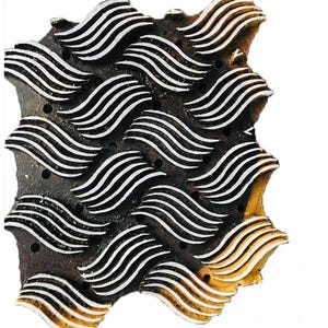 Muster für Stoffdruck Holzdruck machen Block DIY Stempel
