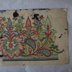 Floral Old Collectible Paper Designs Kunstwerk vintage