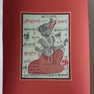 Coloful Tantra Paper painting hand painted collectible rare tantric artwork