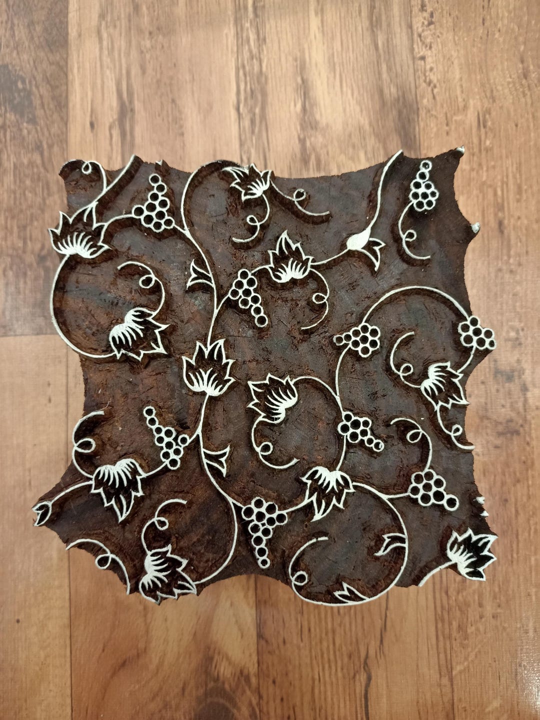 Hand-carved Sheesham Wood Block