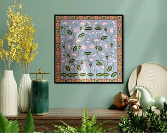 Kamal talai painting traditional indian artwork