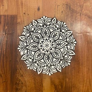 Batikontwerp Houten printblok Bloemenblok maken