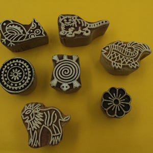 Clay Design Wooden Stamp Decorative Stamps