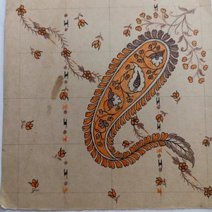 Handgemachte Textildesigns Vintage Sammlerstück Kunst Dekor