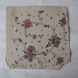 Vintage Old Textile Designs Vintage seltenes Kunstwerk handgemachtes Papier Sammlerstück Kunst
