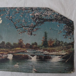 Dessins textiles en papier vintage peints à la main - Charme rétro