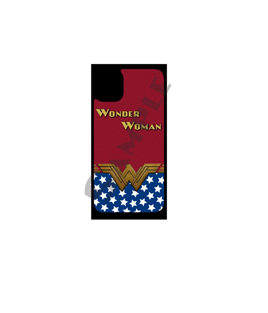 Wonder Woman Phone Case Art Etsy
