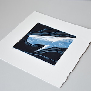 Sperm whale - woodcut