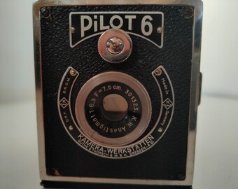 Cámara réflex de formato medio Vintage Pilot 6 - Probada