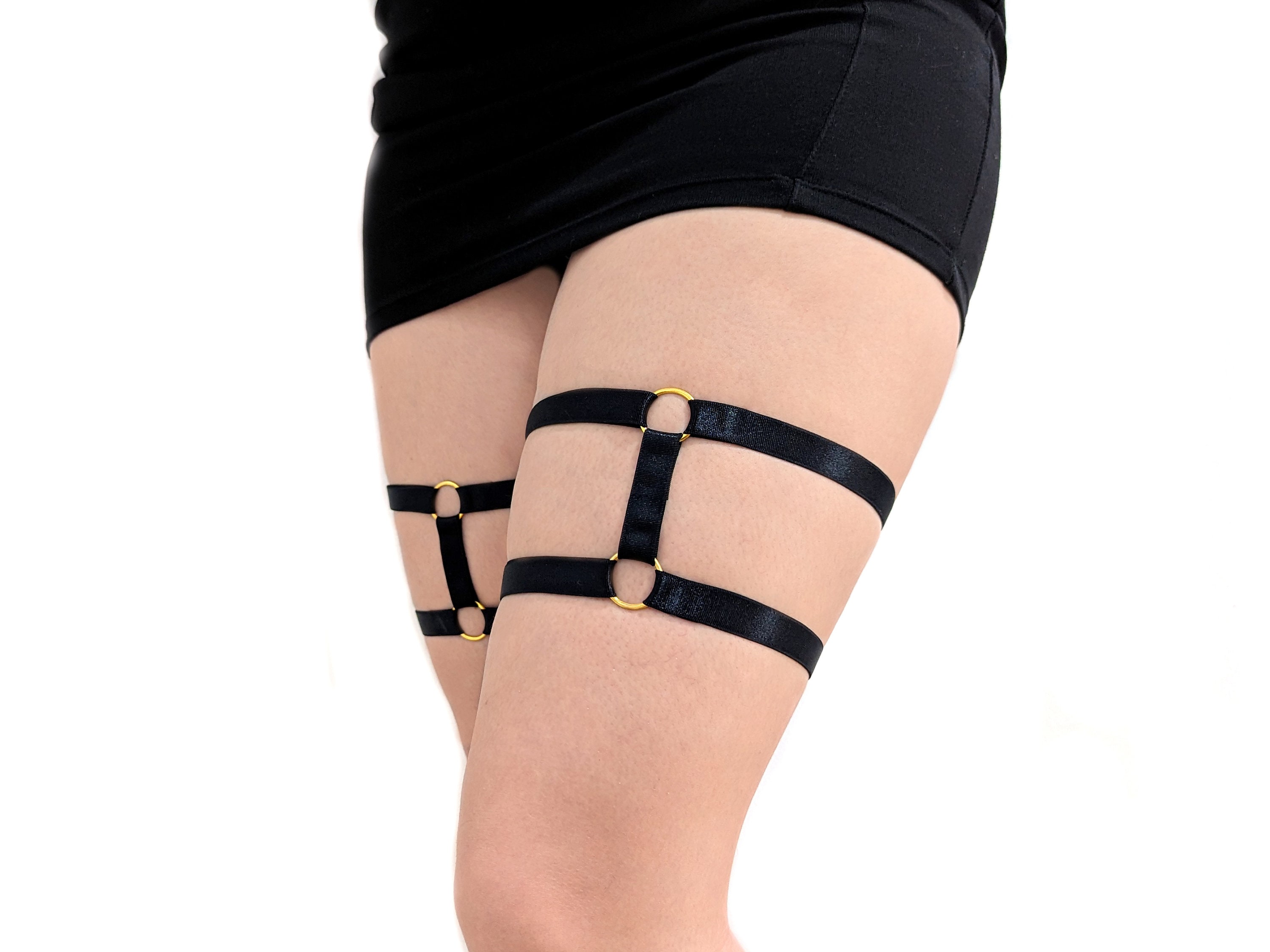 Red Garter Belt Plus Size Thigh Garter Belt
