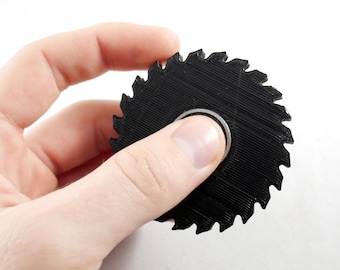 Spinner Fidget Toy EDC Hand Finger Spinner Desk Focus Saw Blade One Hand