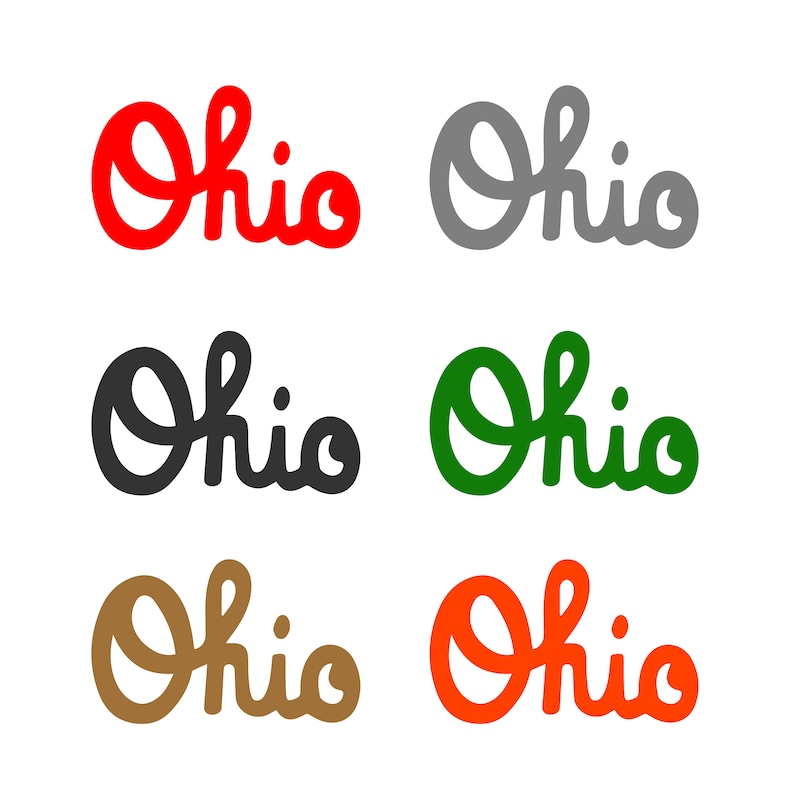 Download Ohio Svg Files Ohio Script Font Vector Images Svg Files Clipart Dxf Png Stencil Clip Art Decals Silhouette Circut Svg Paper Paper Party Supplies Tripod Ee