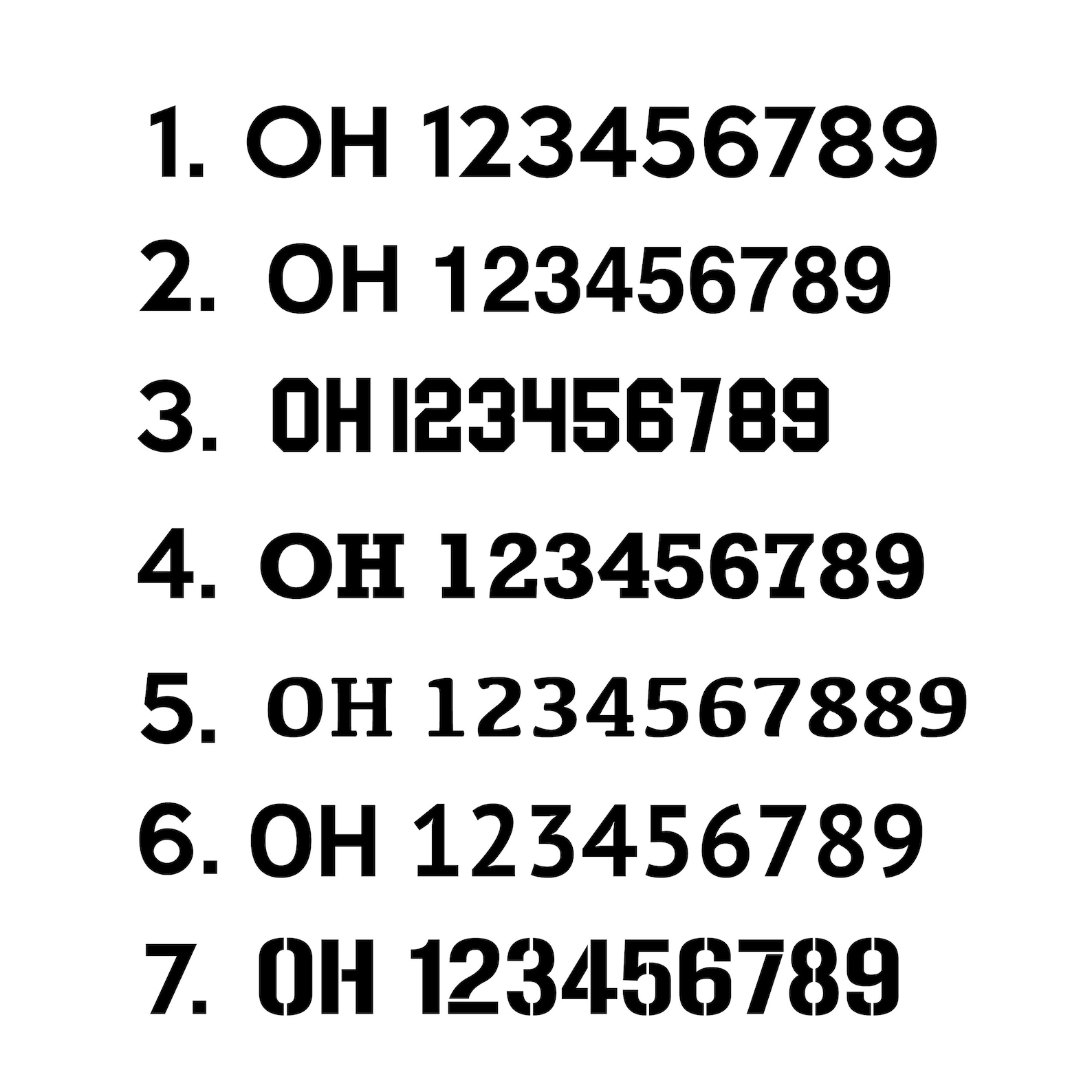 Boat Registration Number Decals Custom Boat Decal Boat Etsy