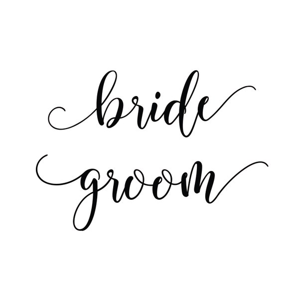 Bride Groom Decal Bride Decal Groom Decal Wedding Stickers Wine Glass Decal Wedding Gift Decal Marriage Decal In Love Sticker Family Decal