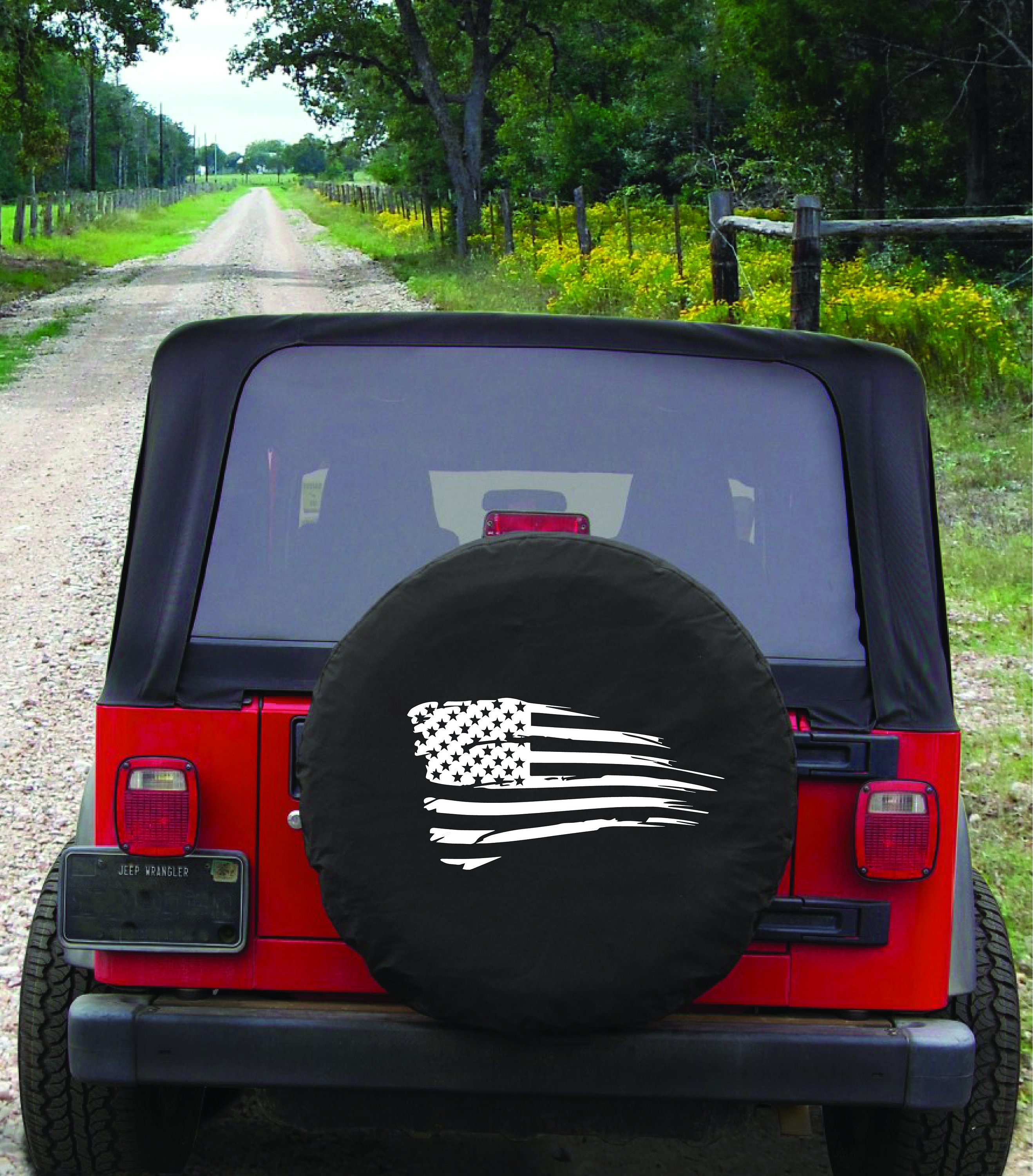 Red Spare Tire Covers Etsy