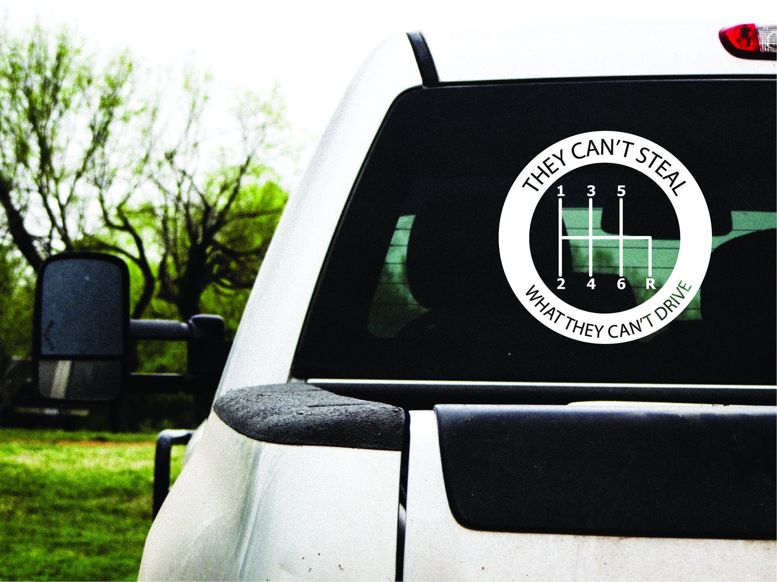 Stick Shift Funny Decal Car Decal Humorous Decal Security Etsy