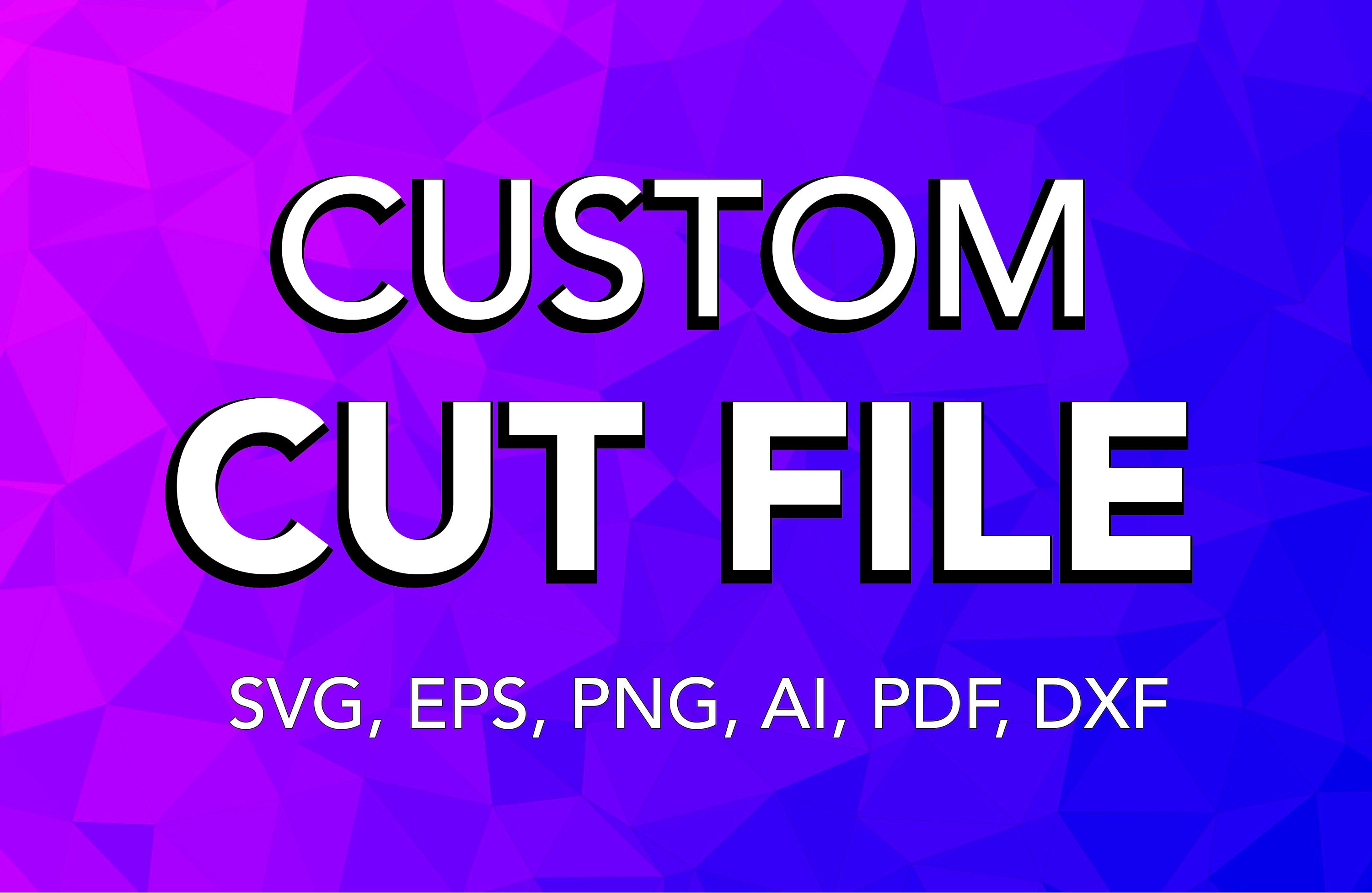 Simgle Cut File Custom SVG Cut File for Cricut / Silhouette / Vinyl Cutter - Etsy Canada