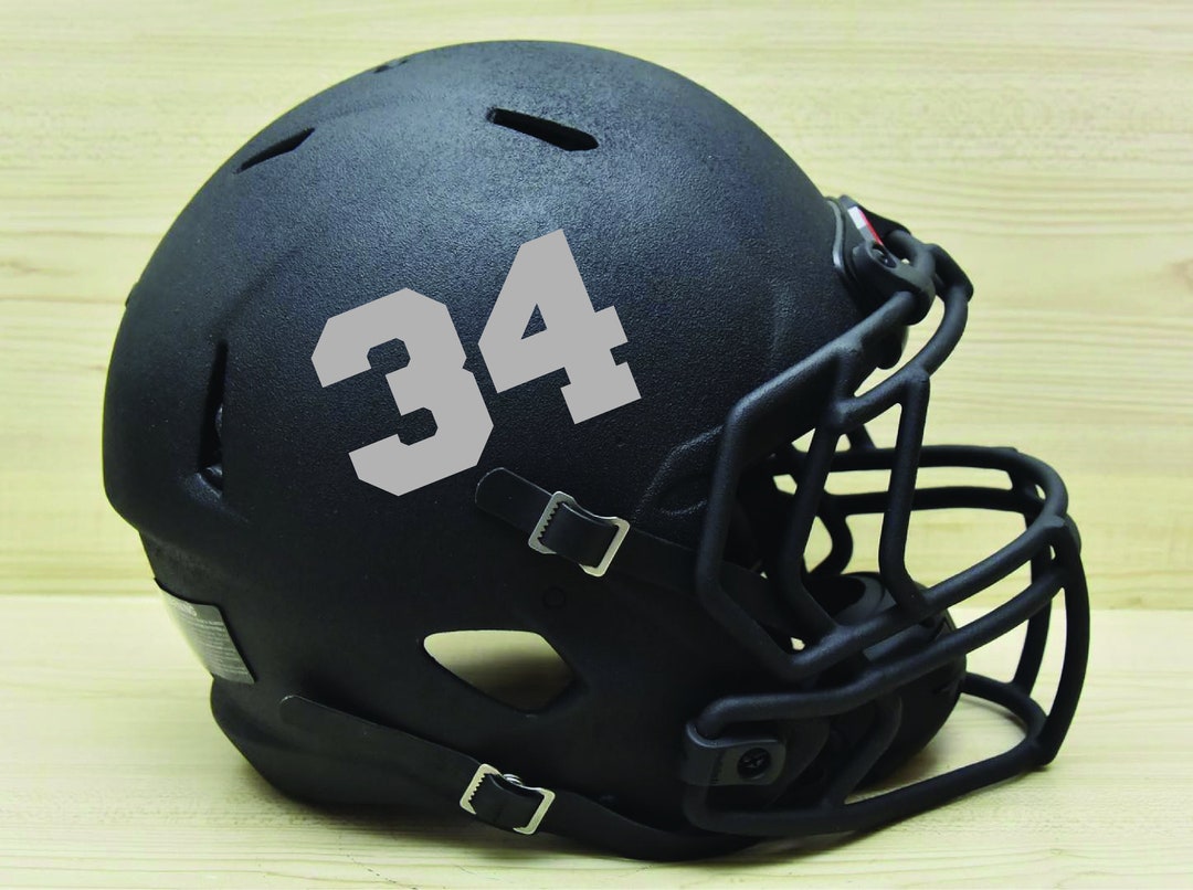 Helmet Decal Personalized Decals Helmet Sticker Decal Name Baseball Helmet Decal Football Helmet